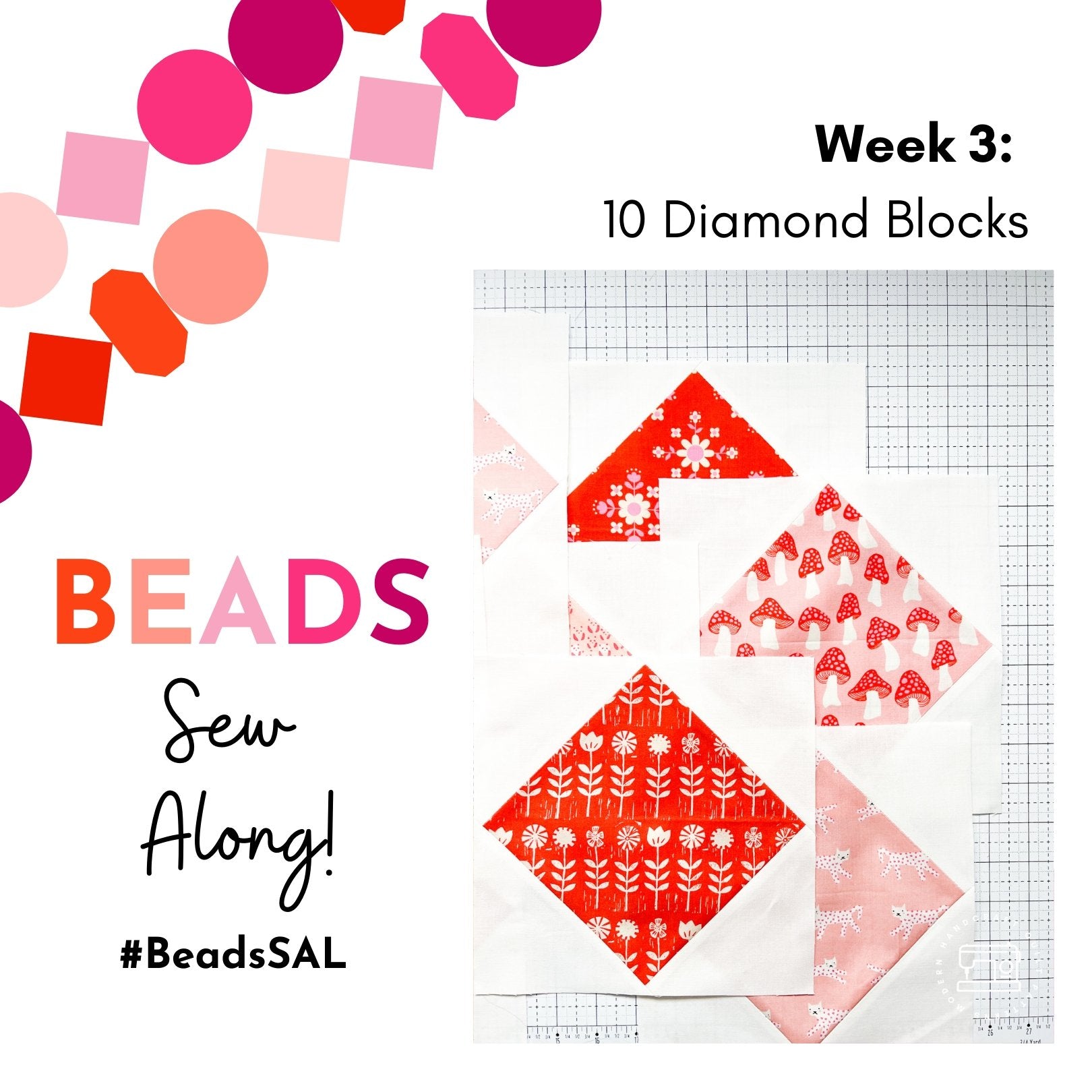 Beads Sew Along - Week 3 | modernhandcraft