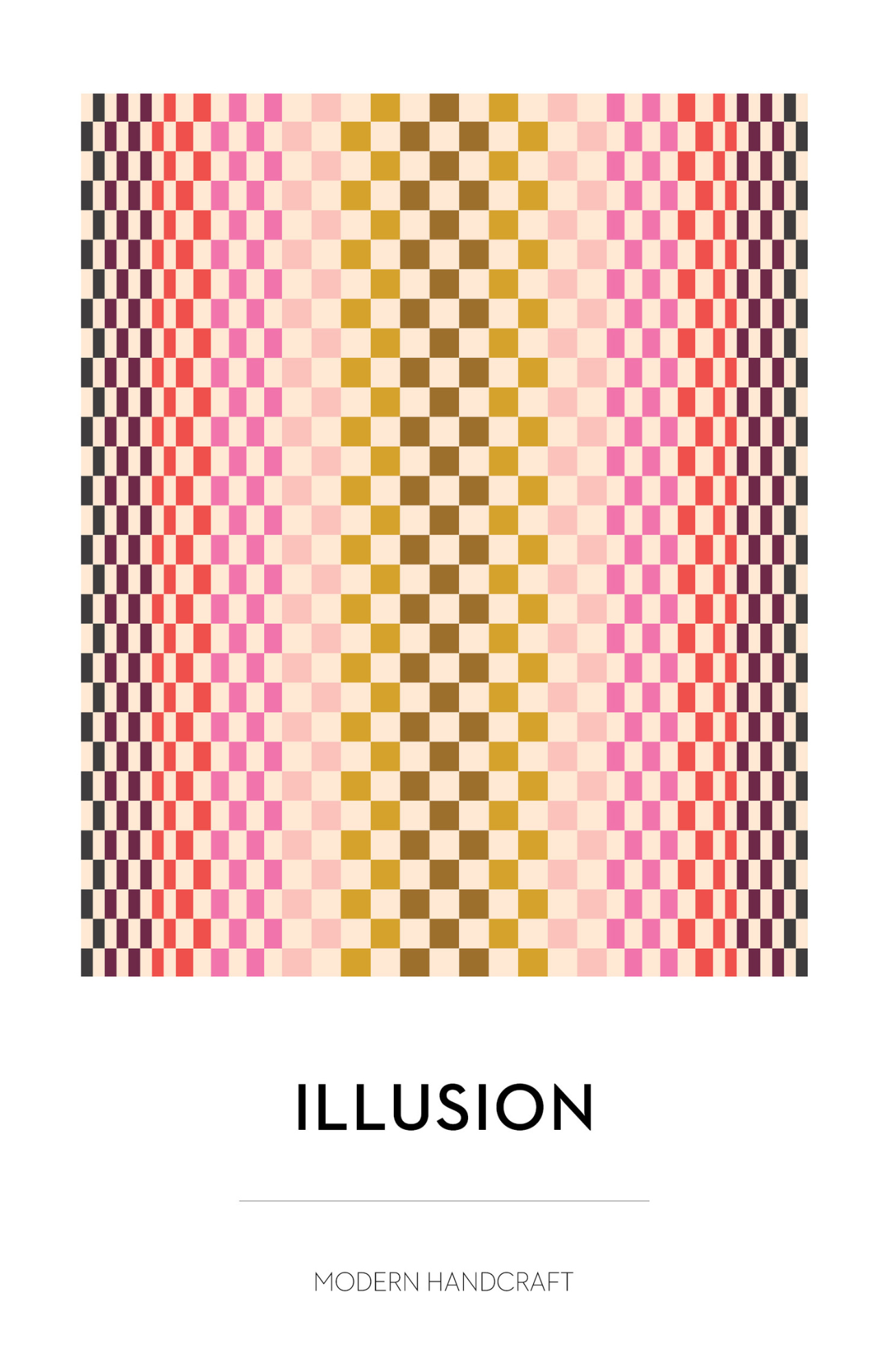 Illusion Quilt Printed Pattern