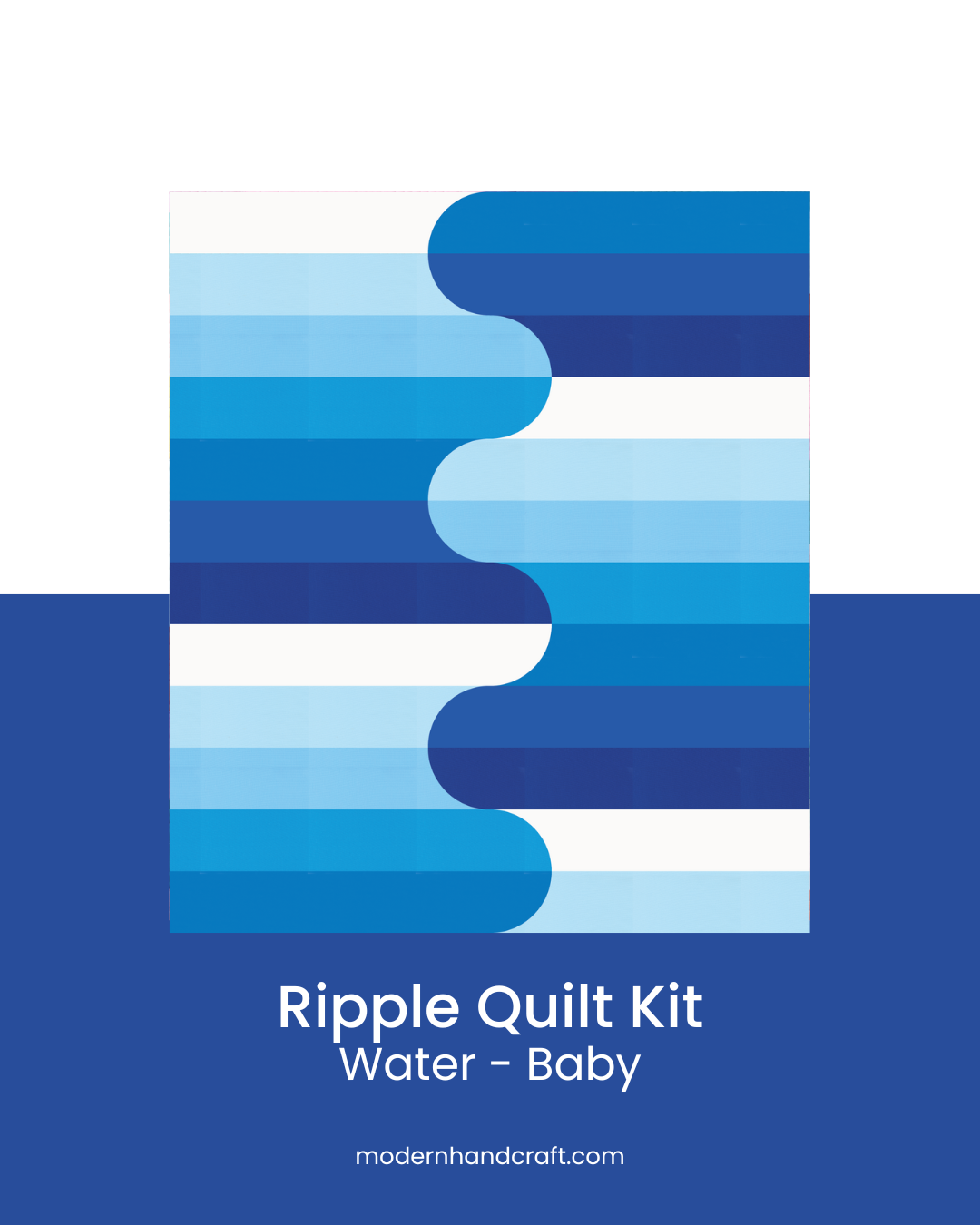 Ripple Quilt Kit - Water | Baby