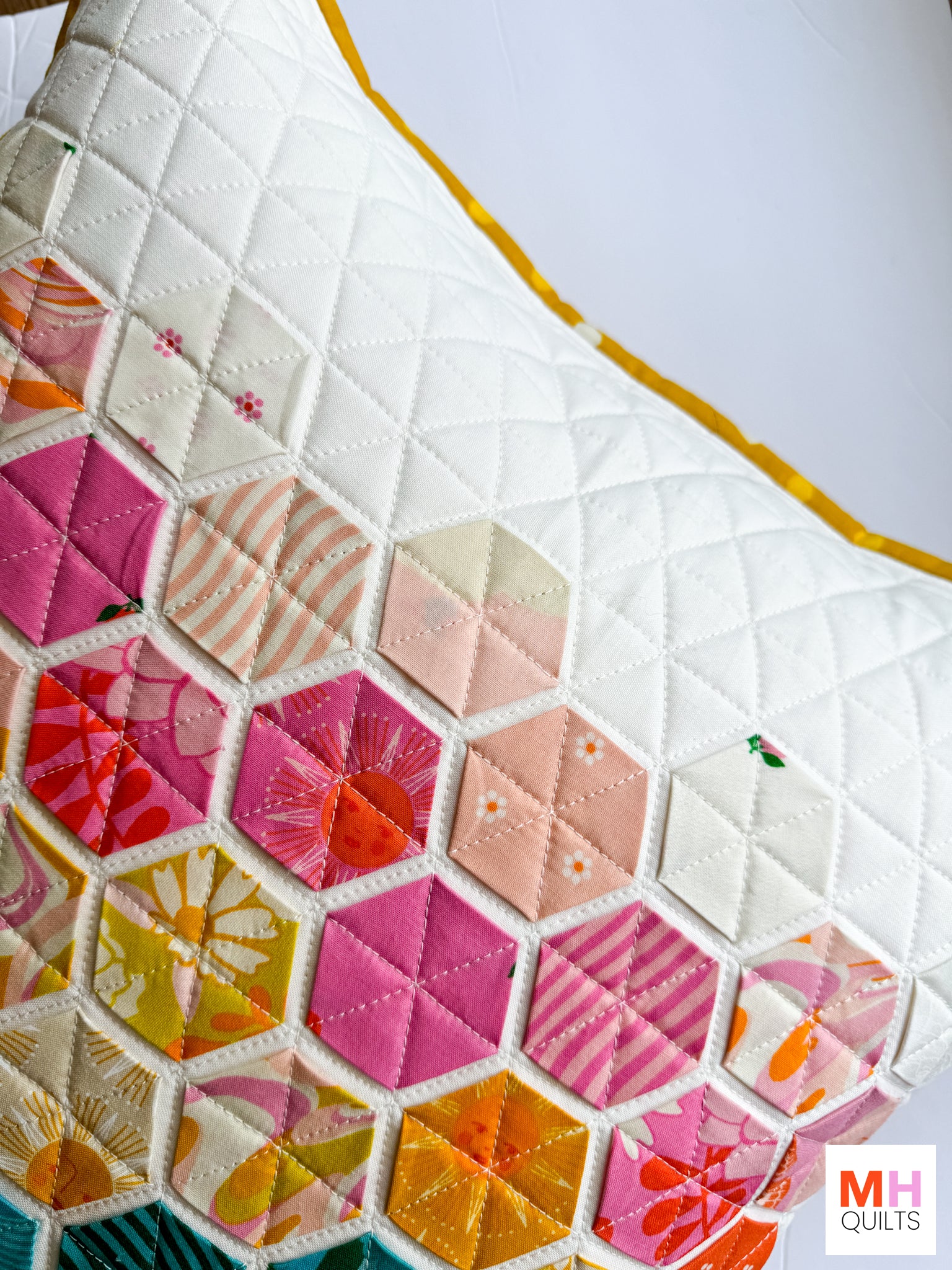 Hexie Pillow - Rise and Shine Version
