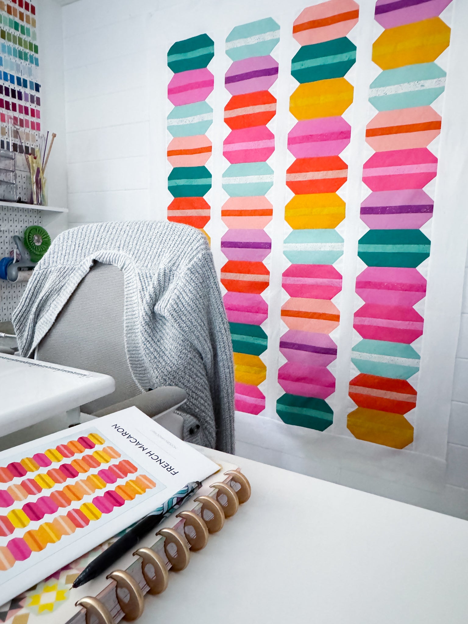 French Macaron Quilt Kit - Bella + Speckled