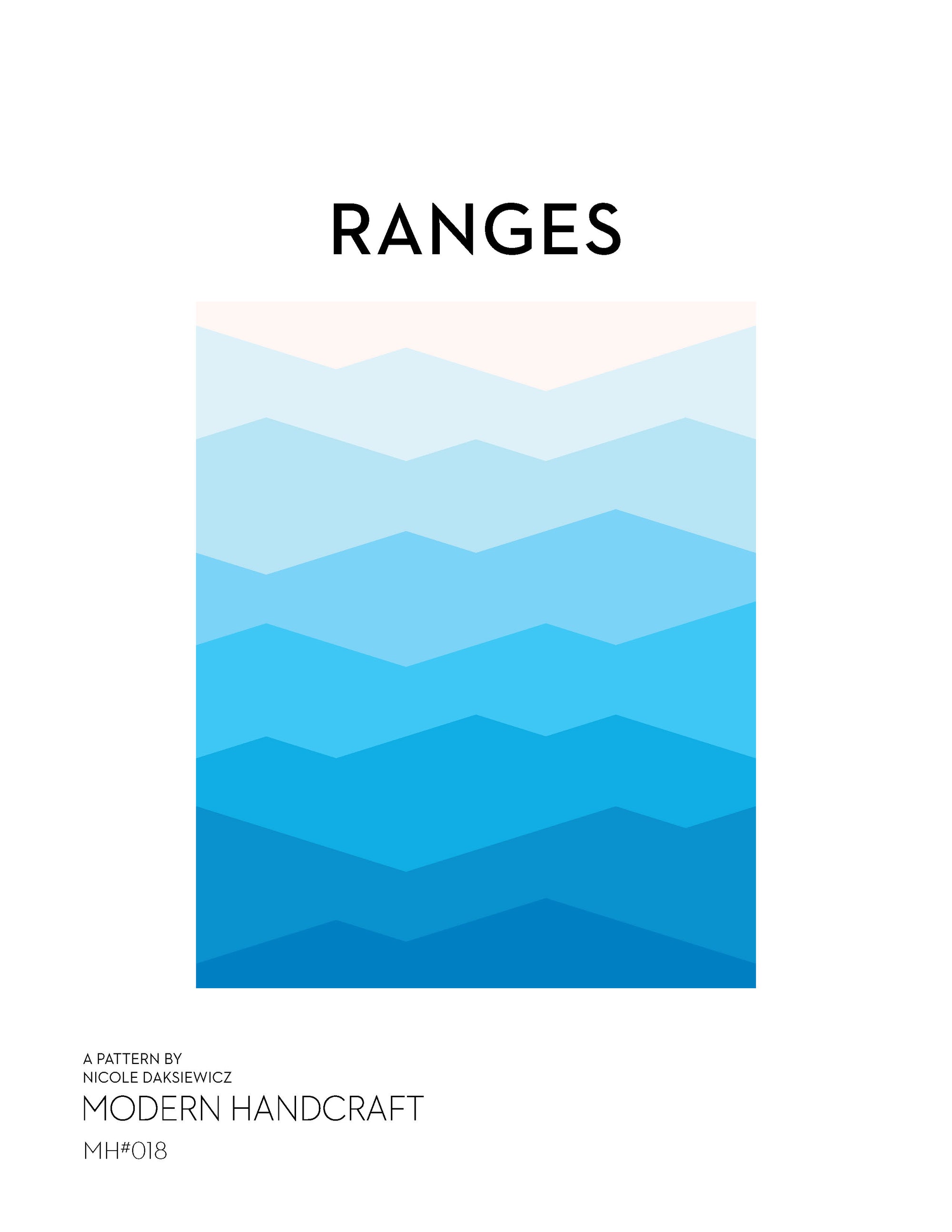 Ranges Quilt PDF Pattern