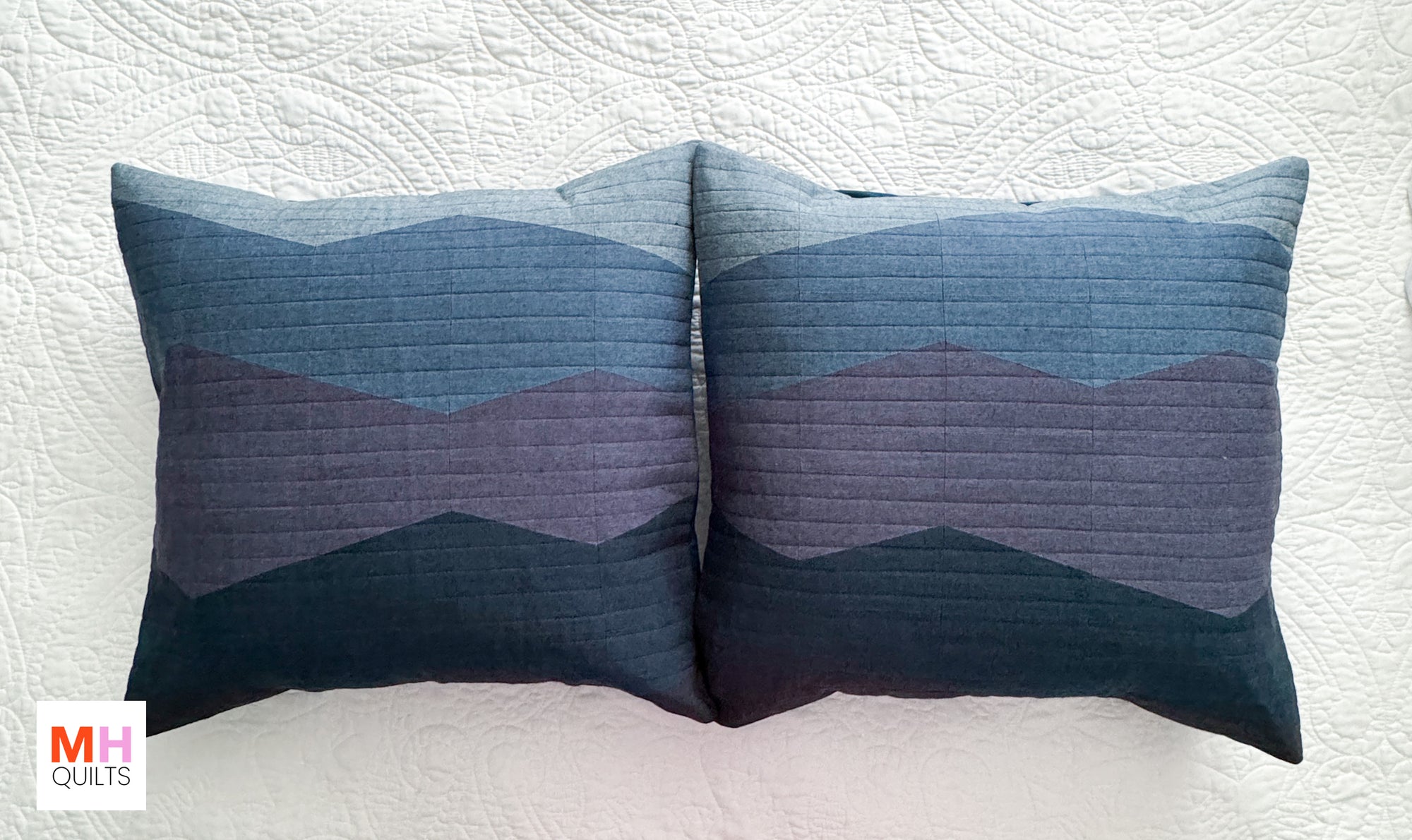 Ranges Pillow Pairs - Nocturne Chambray Winter Cover Set
