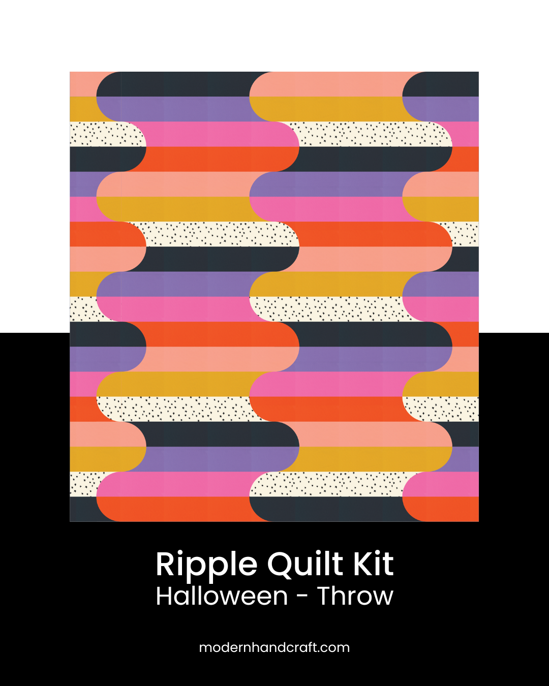 Ripple Quilt Kit - Halloween | Throw