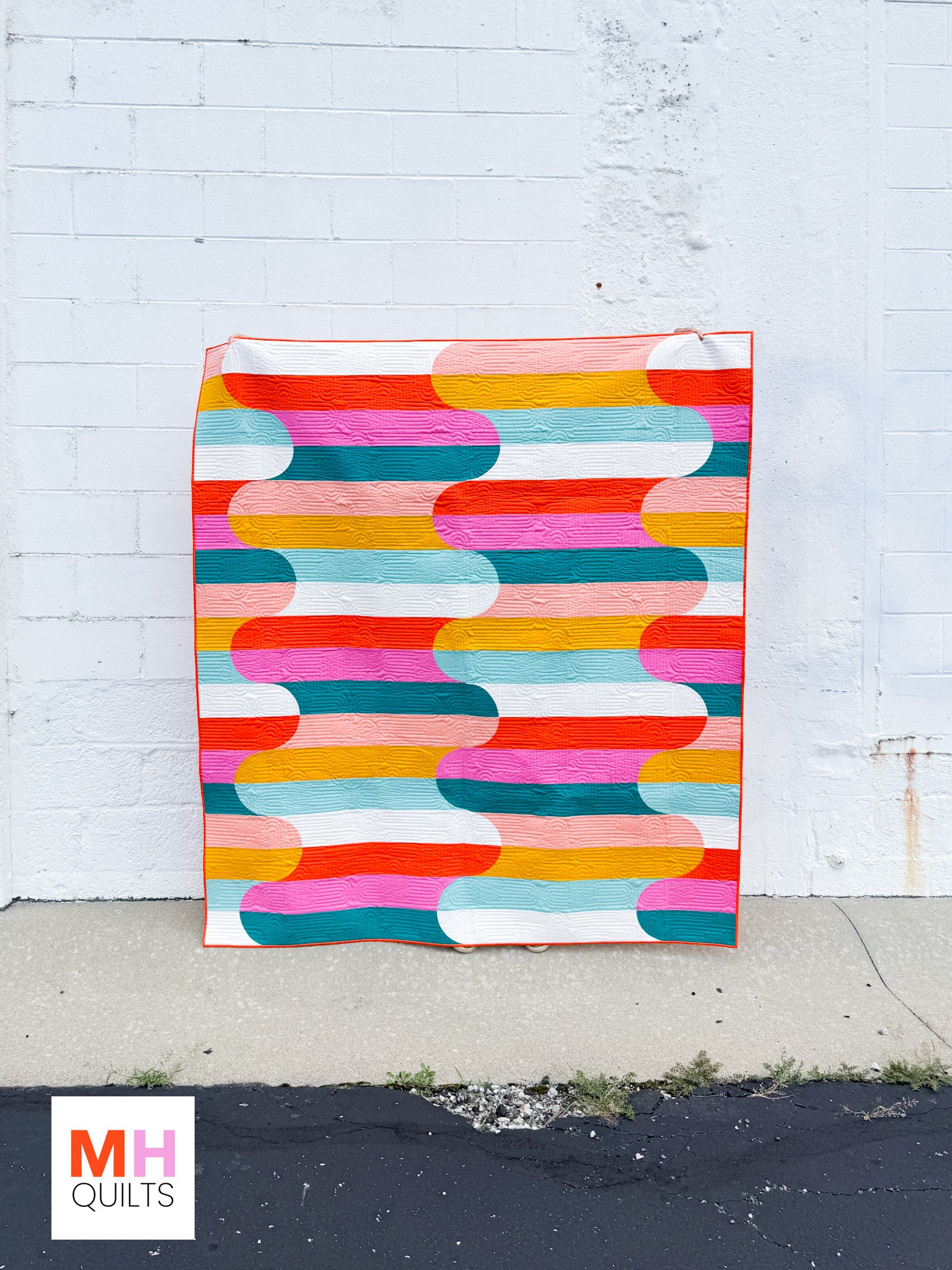 Ripple Quilt Kit - Bella Solids | Throw