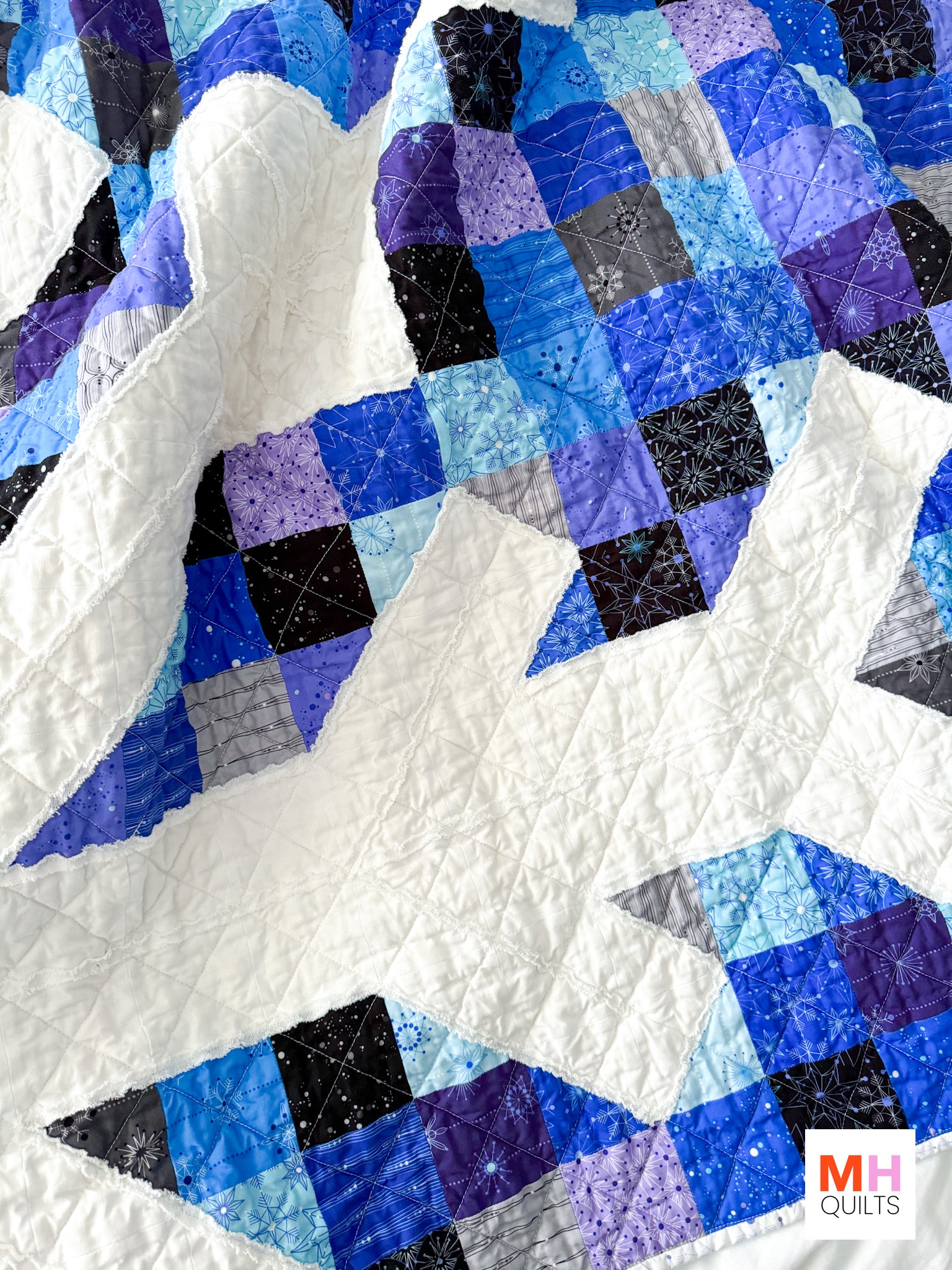 Snowflake Quilt - Deco Frost and Chenille-it Version