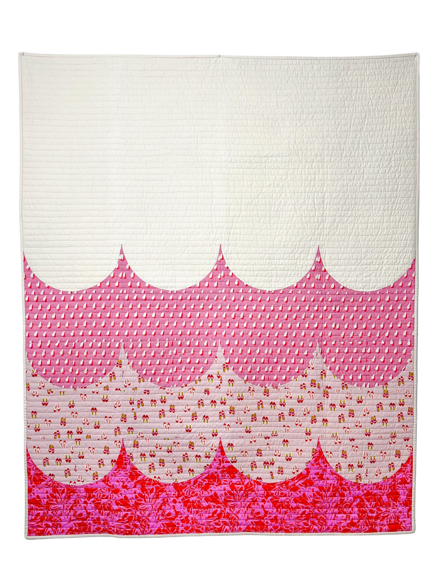 Scallop Quilt - Pink Panorama Version