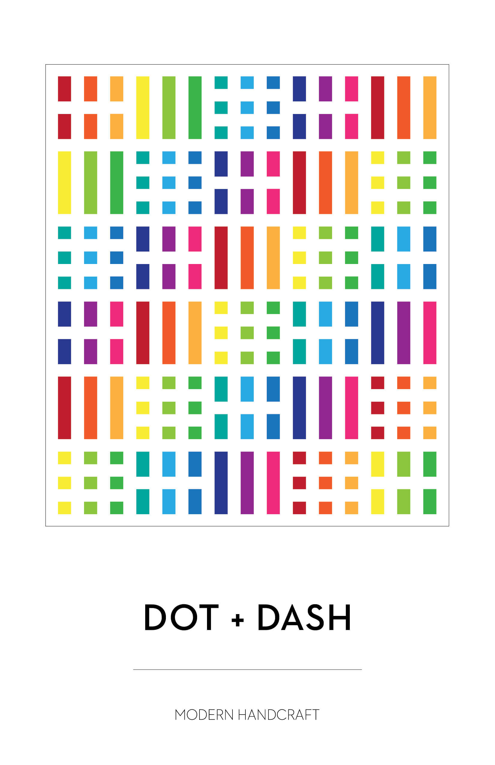 Dot + Dash Printed Pattern