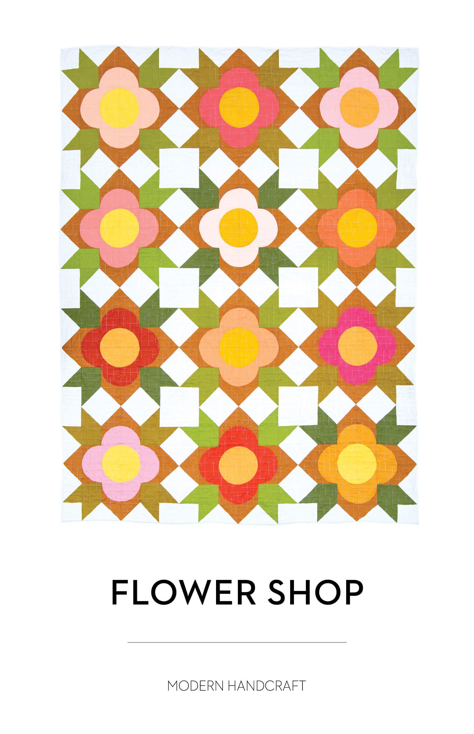 Flower Shop Quilt Printed Pattern