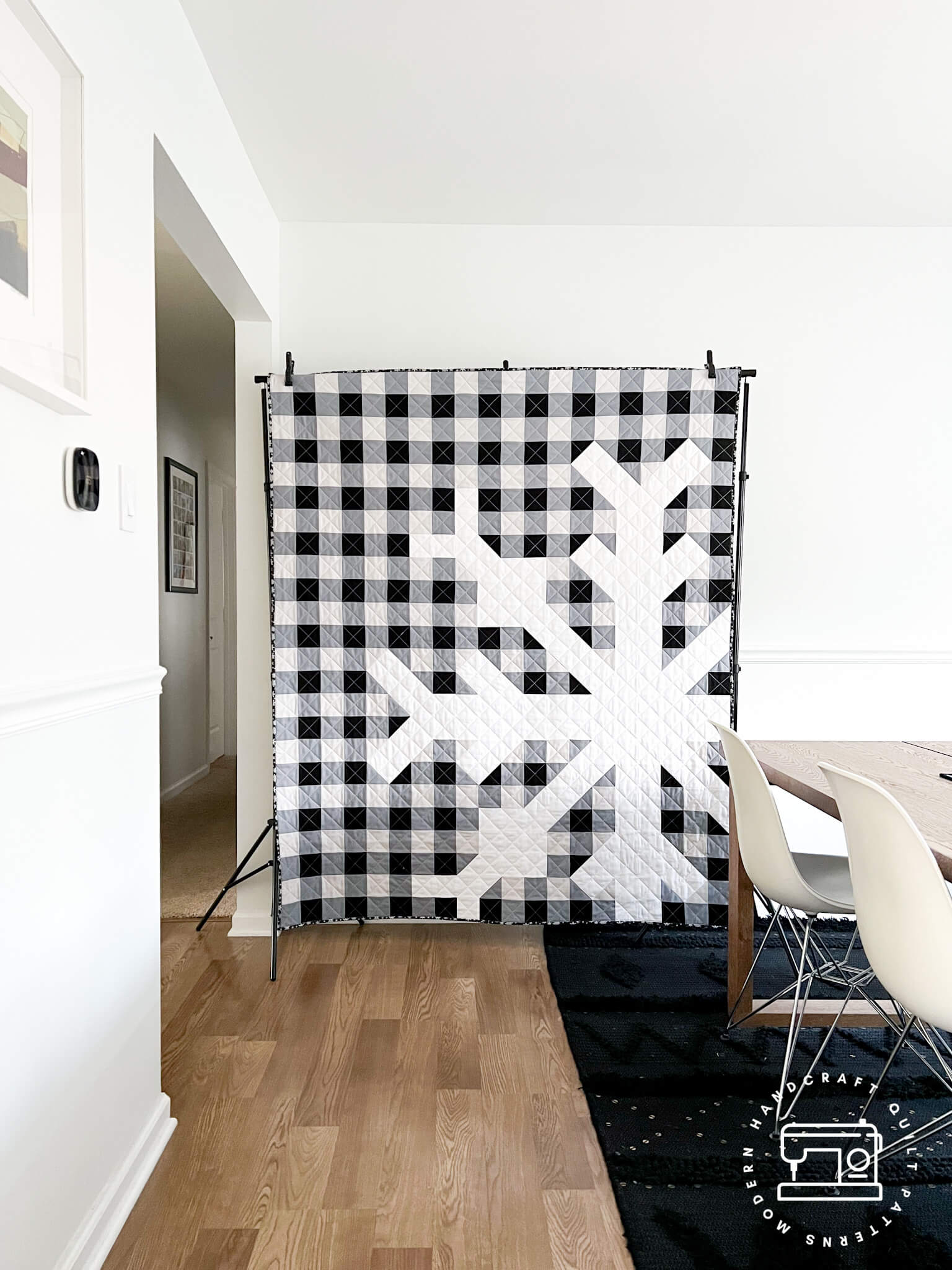Snowflake Quilt Printed Pattern