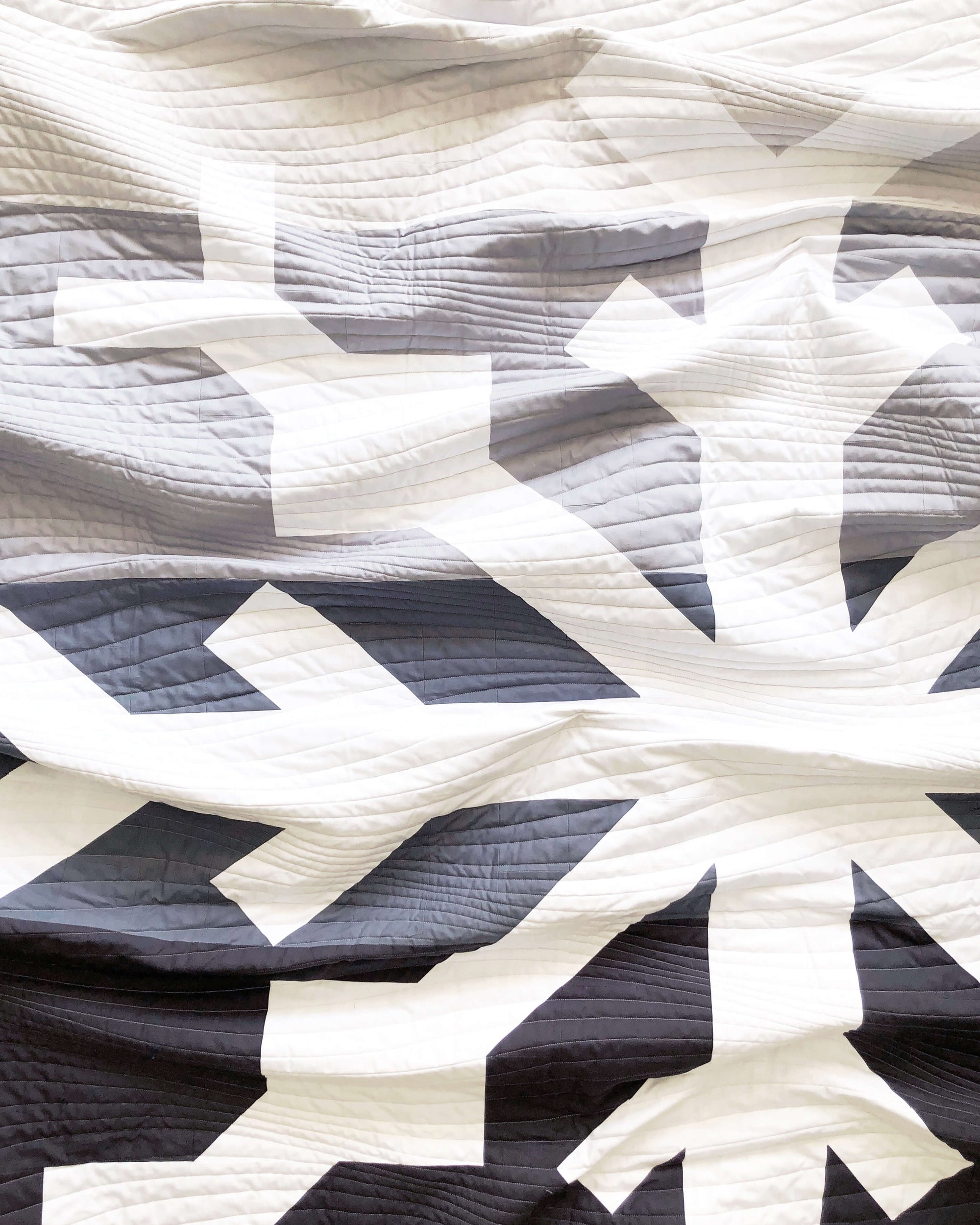 Snowflake Quilt Printed Pattern
