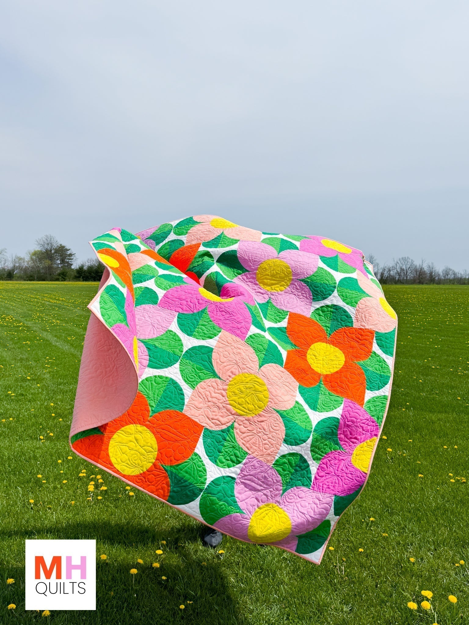 Blooms Quilt - Bella Cover Version