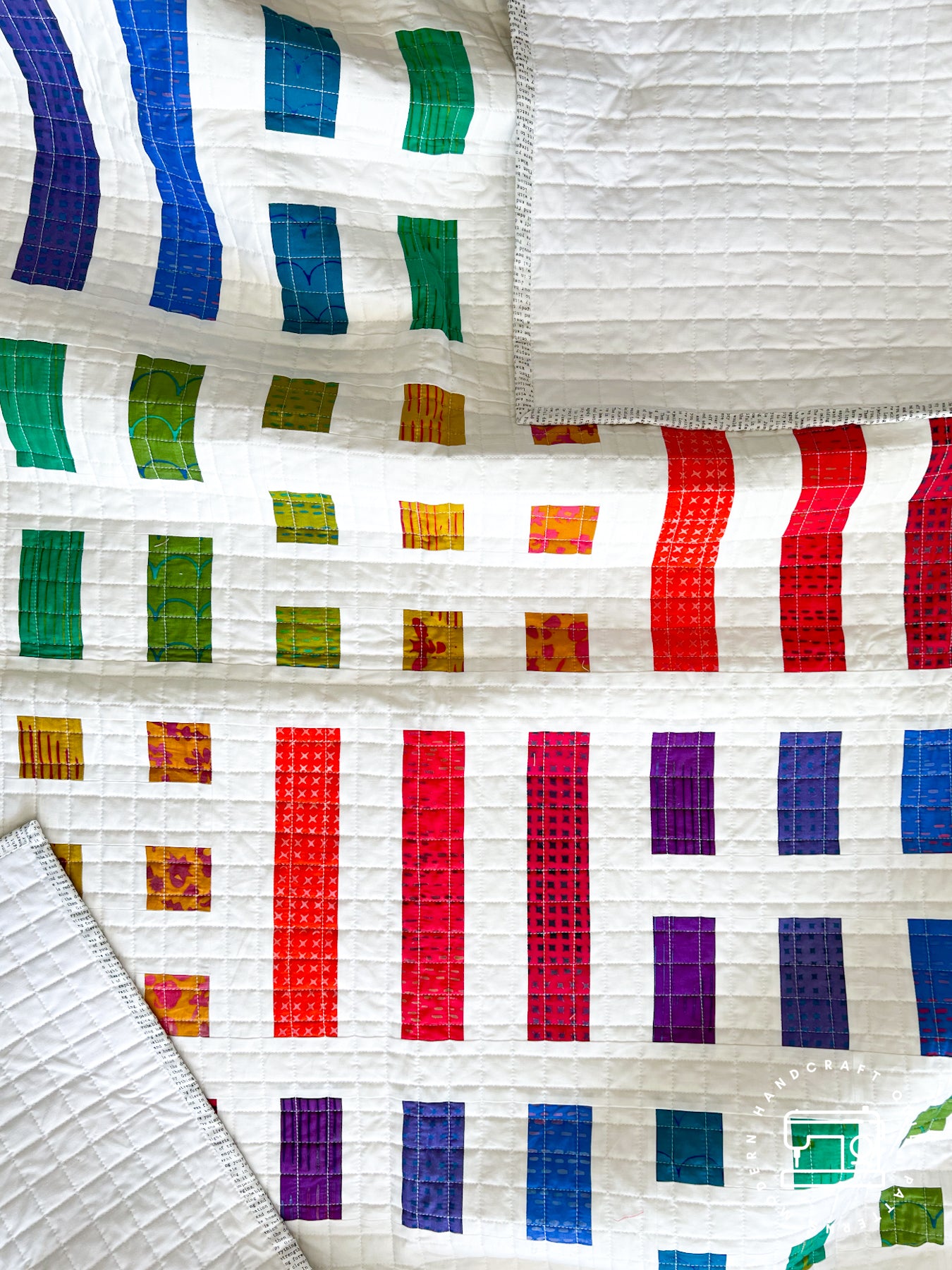 Dot + Dash Quilt - Stitched Version – modernhandcraft