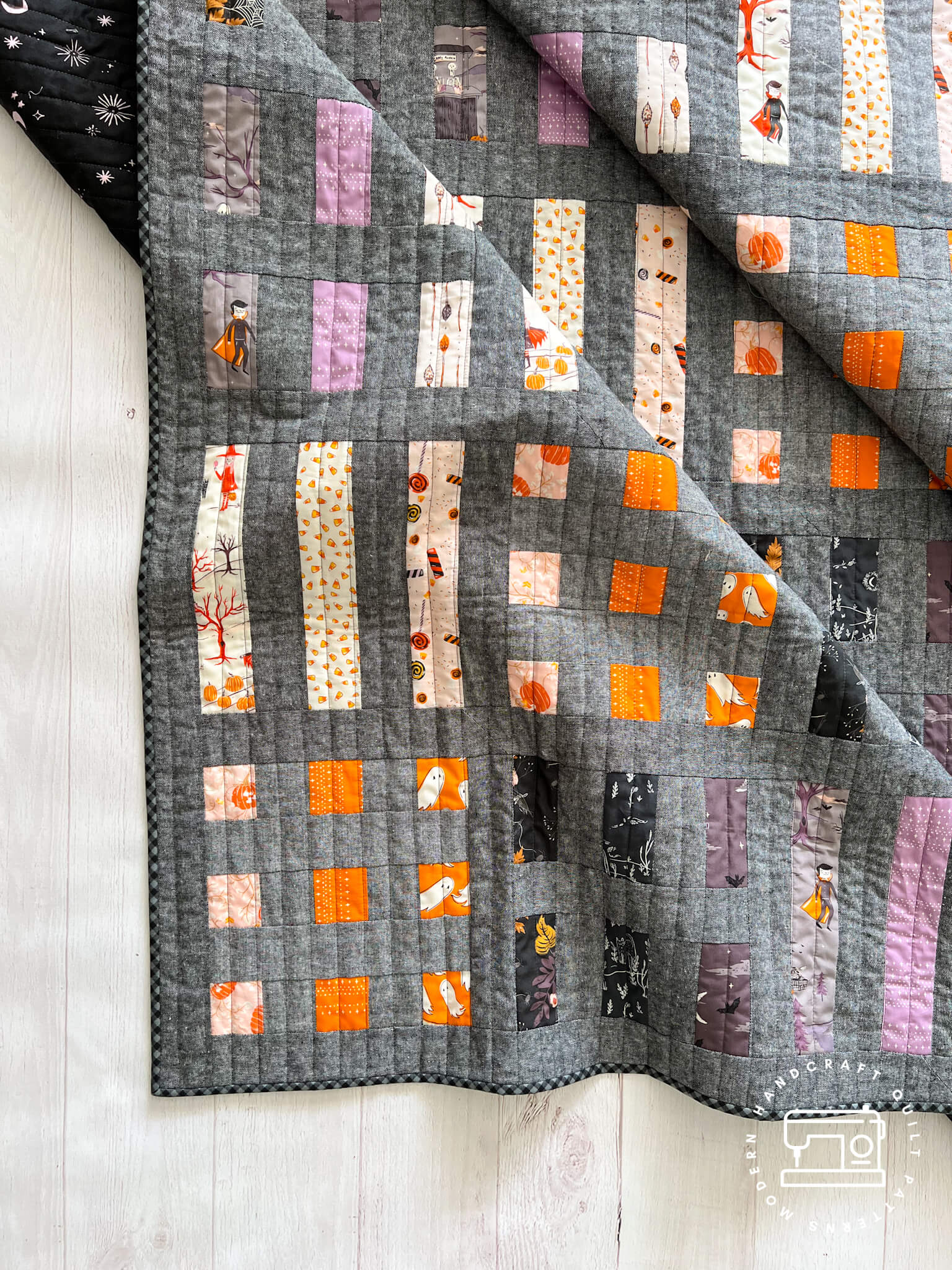 Dot + Dash Quilt - Spooky 'n Sweet Version – modernhandcraft