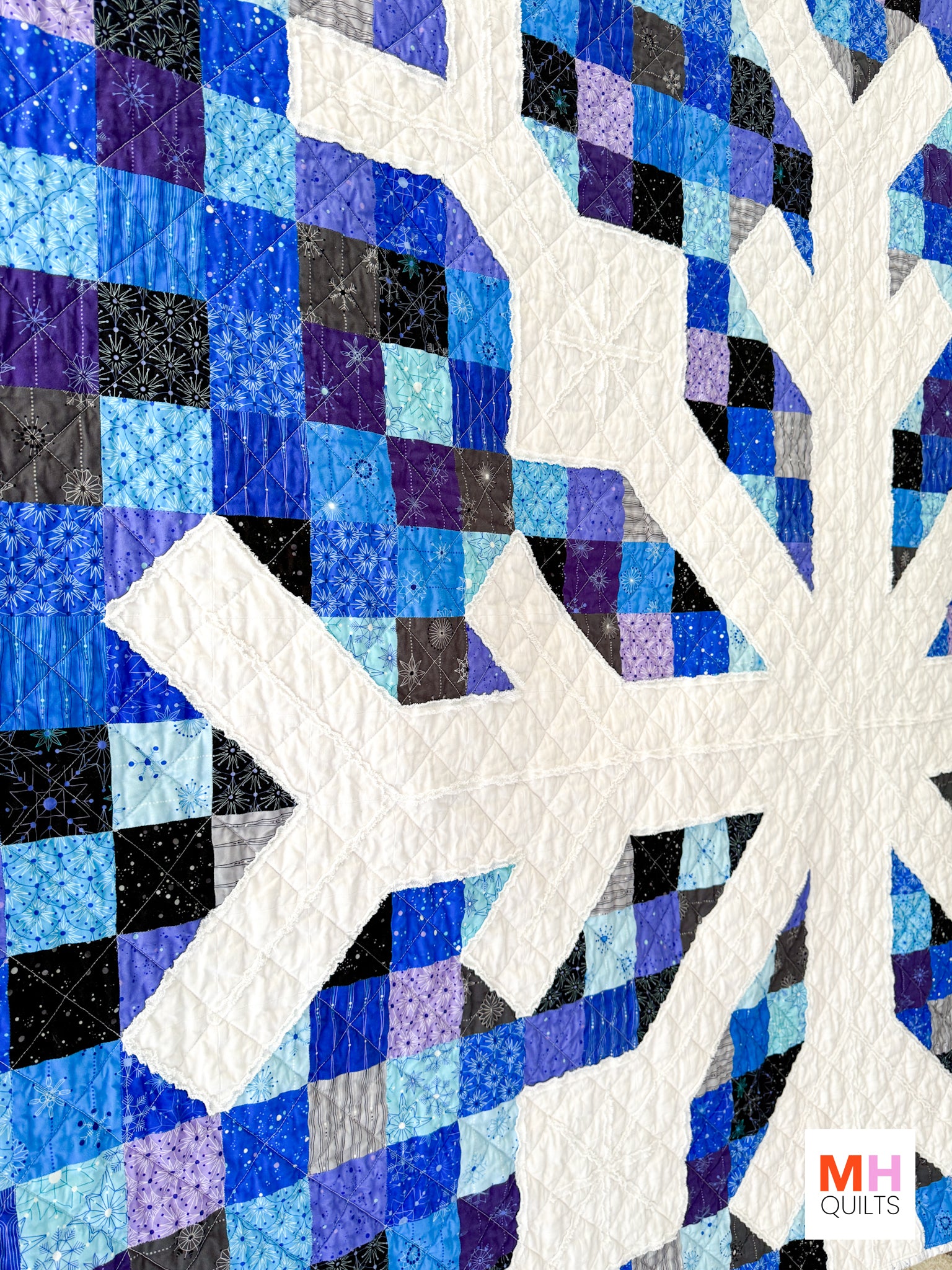 Snowflake Quilt - Deco Frost and Chenille-it Version