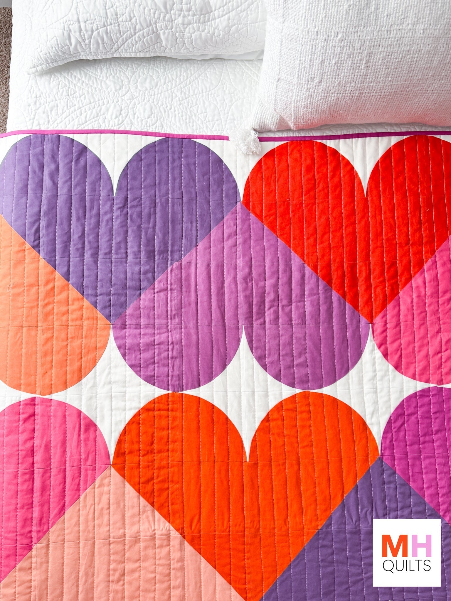 Sweetheart Quilt - Bella Solids Version