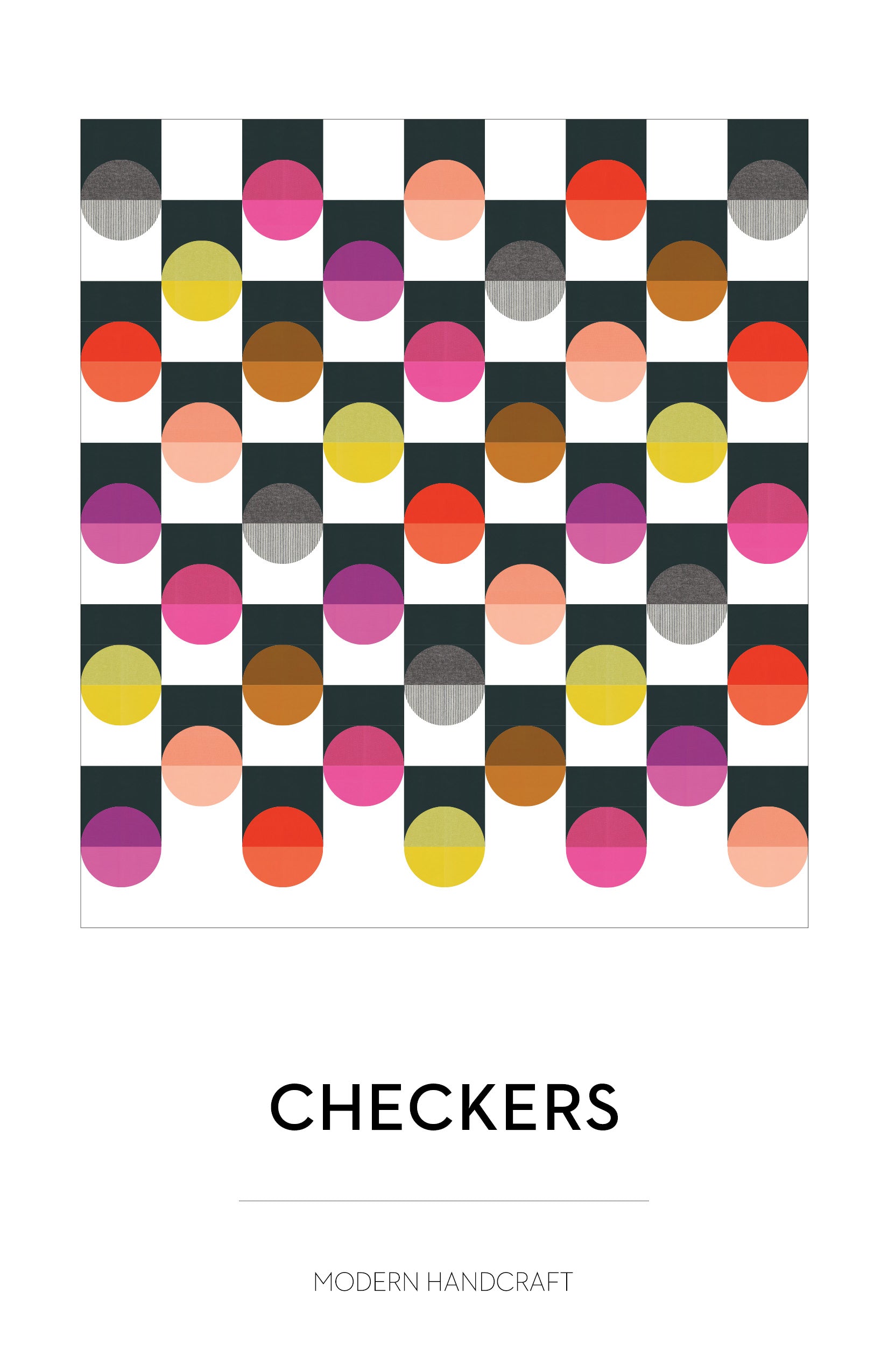 Print Handcraft Pattern Checkers Quilt Printed Pattern – modernhandcraft