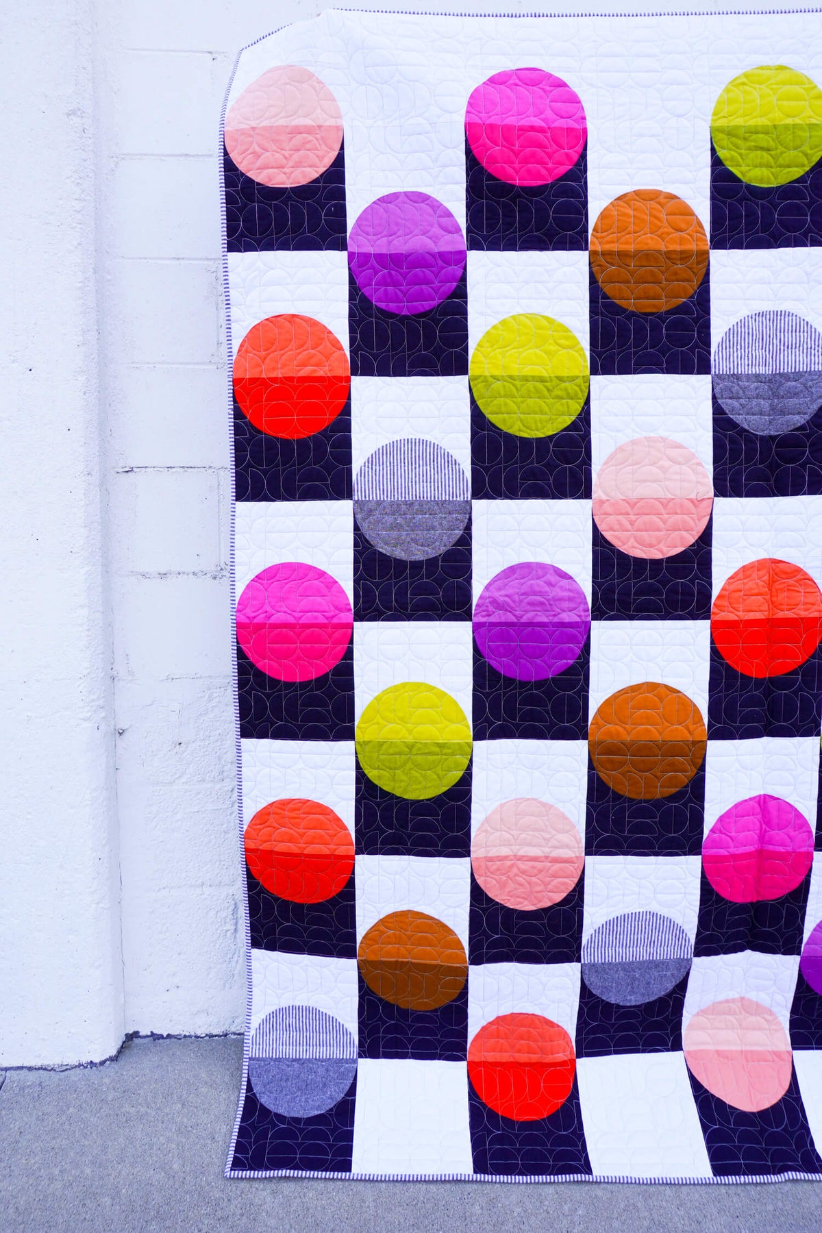 Checkers Patterns Fun Checkers Quilt Printed Pattern โ modernhandcraft