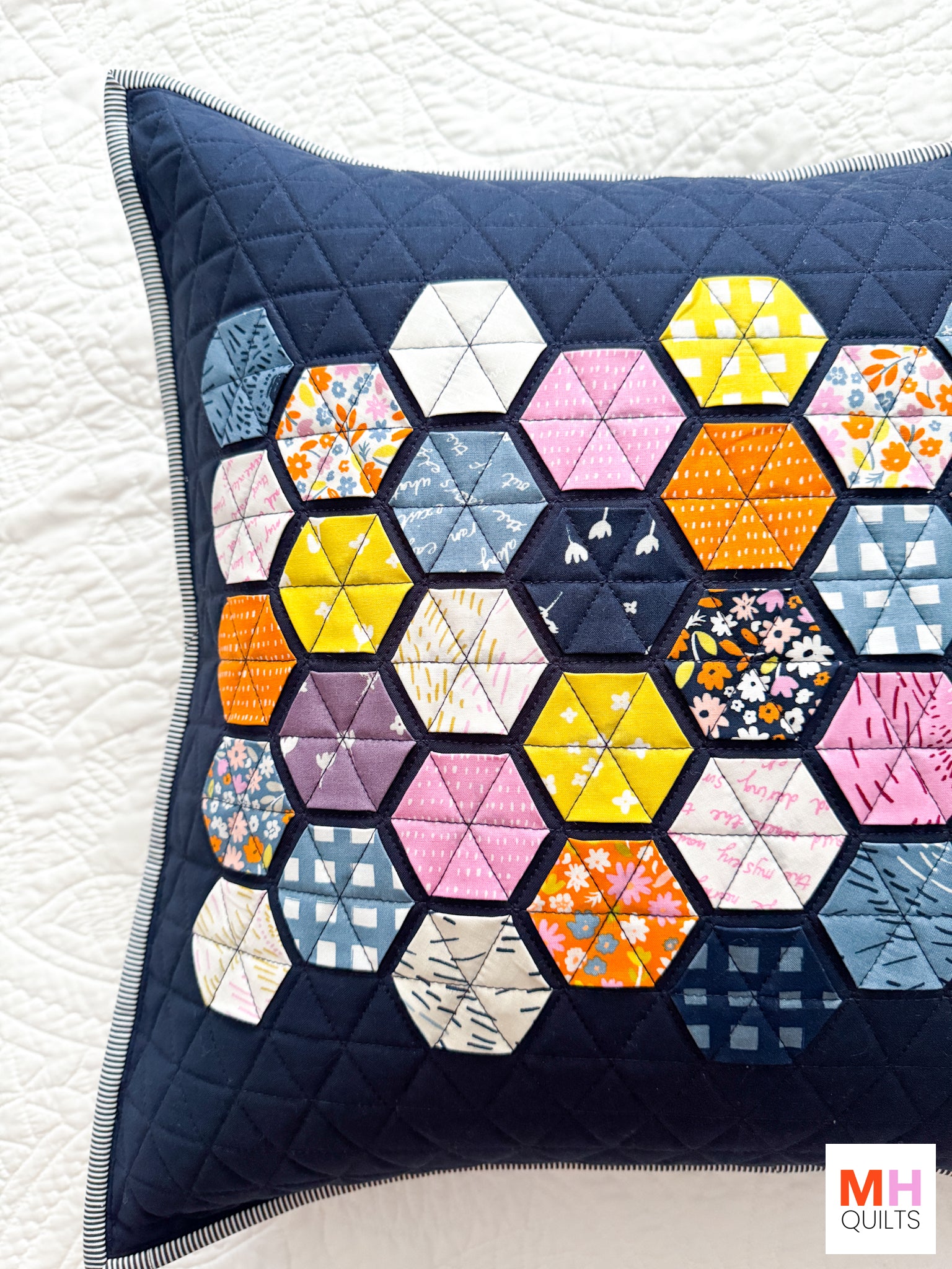 Hexie Pillow - Marigold Version