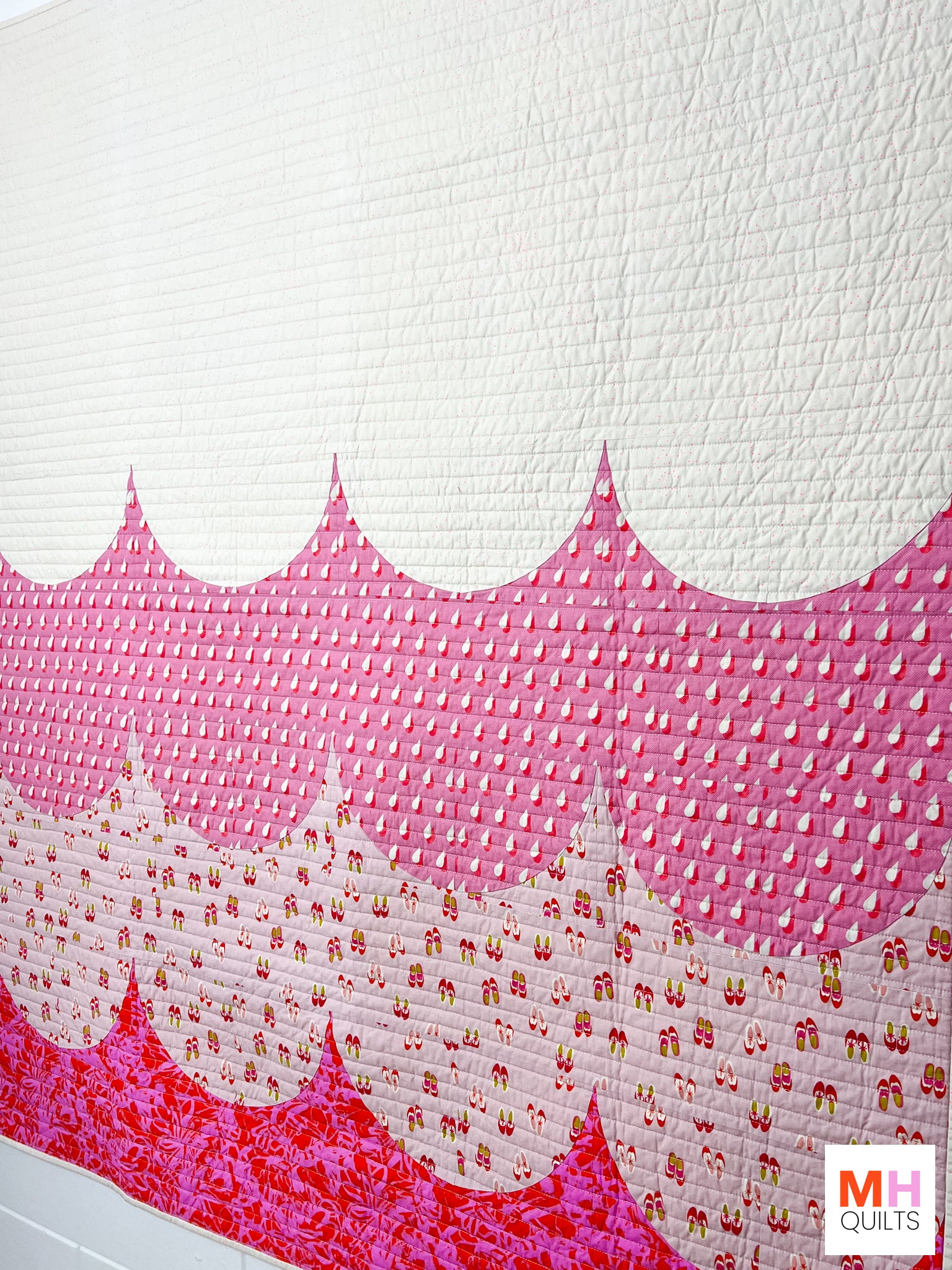Scallop Quilt - Pink Panorama Version