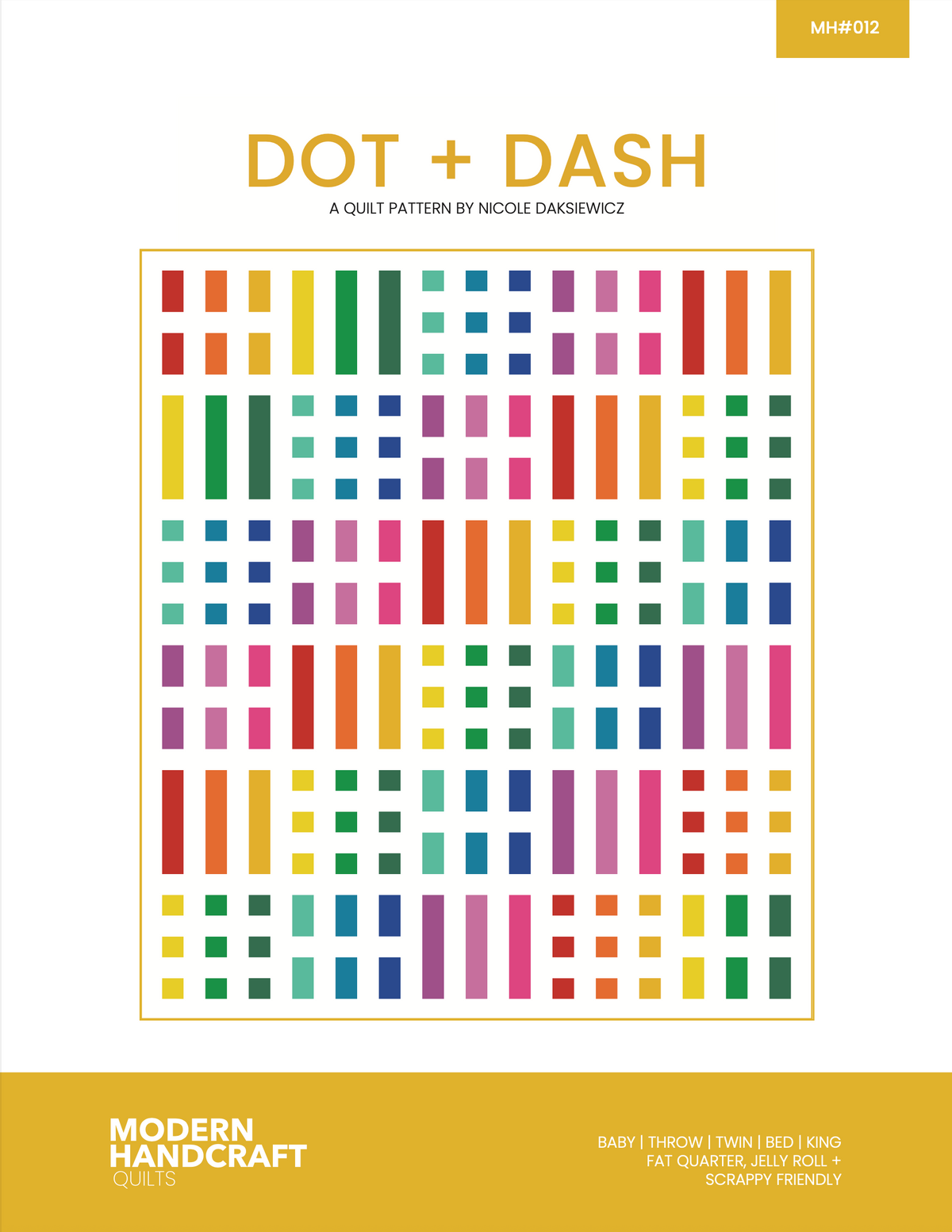 Dot + Dash Quilt PDF Pattern – modernhandcraft