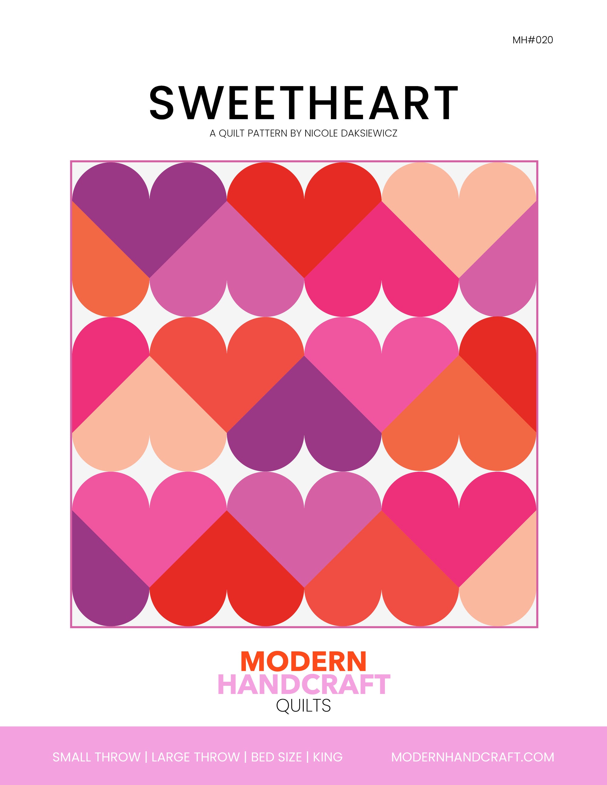 Sweetheart Quilt PDF Pattern