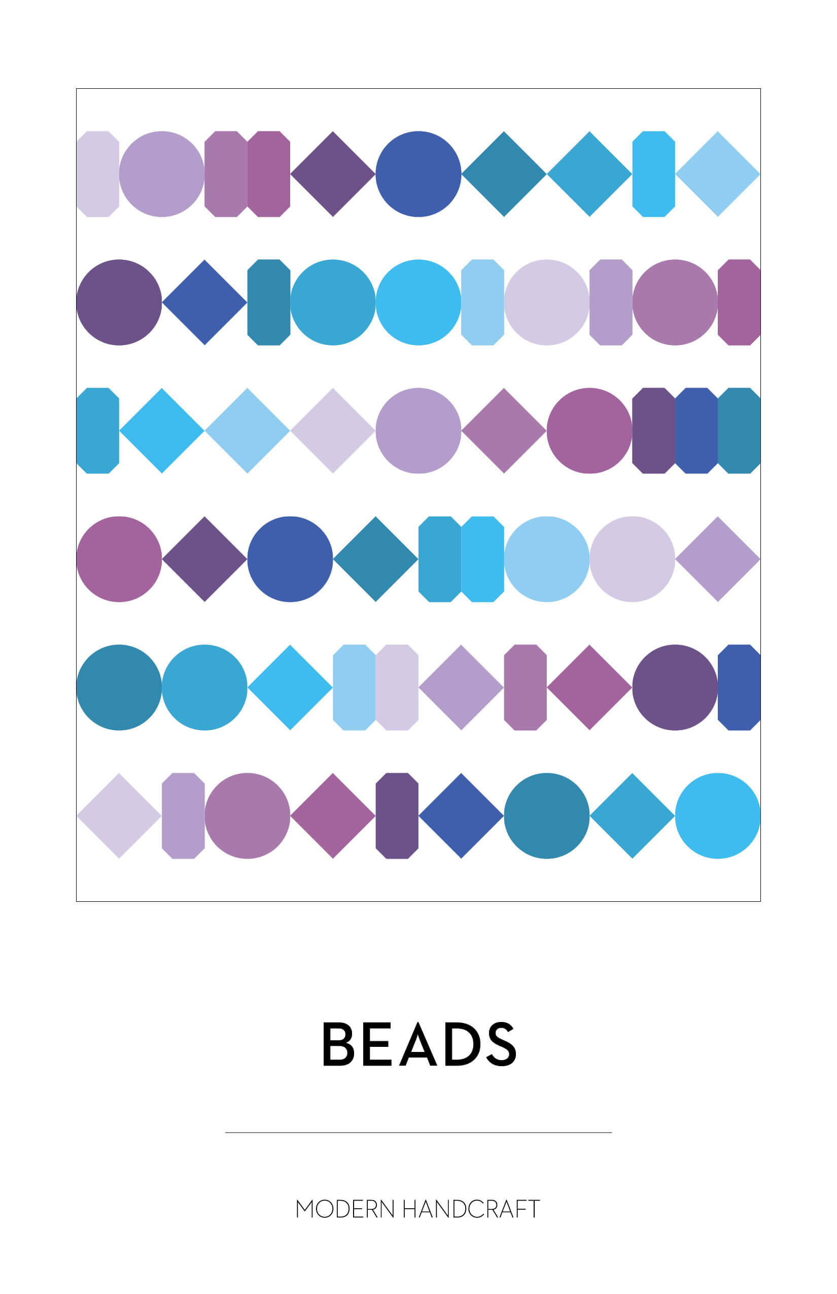 Beads Quilt Printed Pattern