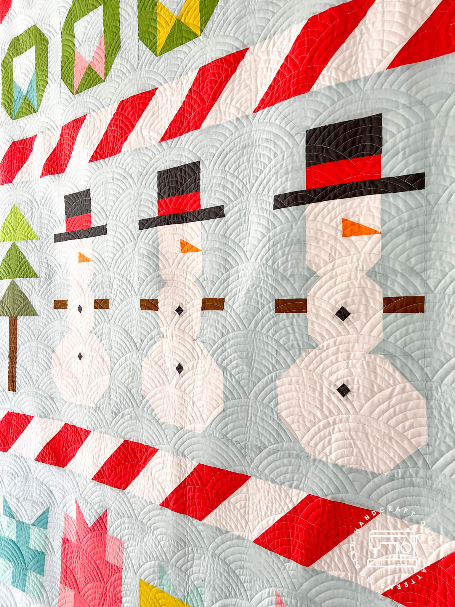 Frosty Quilt Printed Pattern