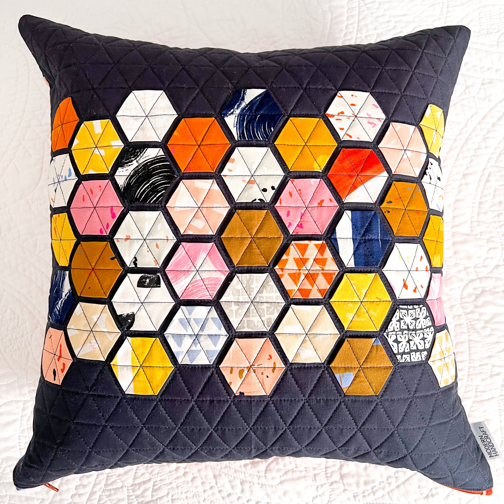 Hexie Pillow Cover - Sketchbook