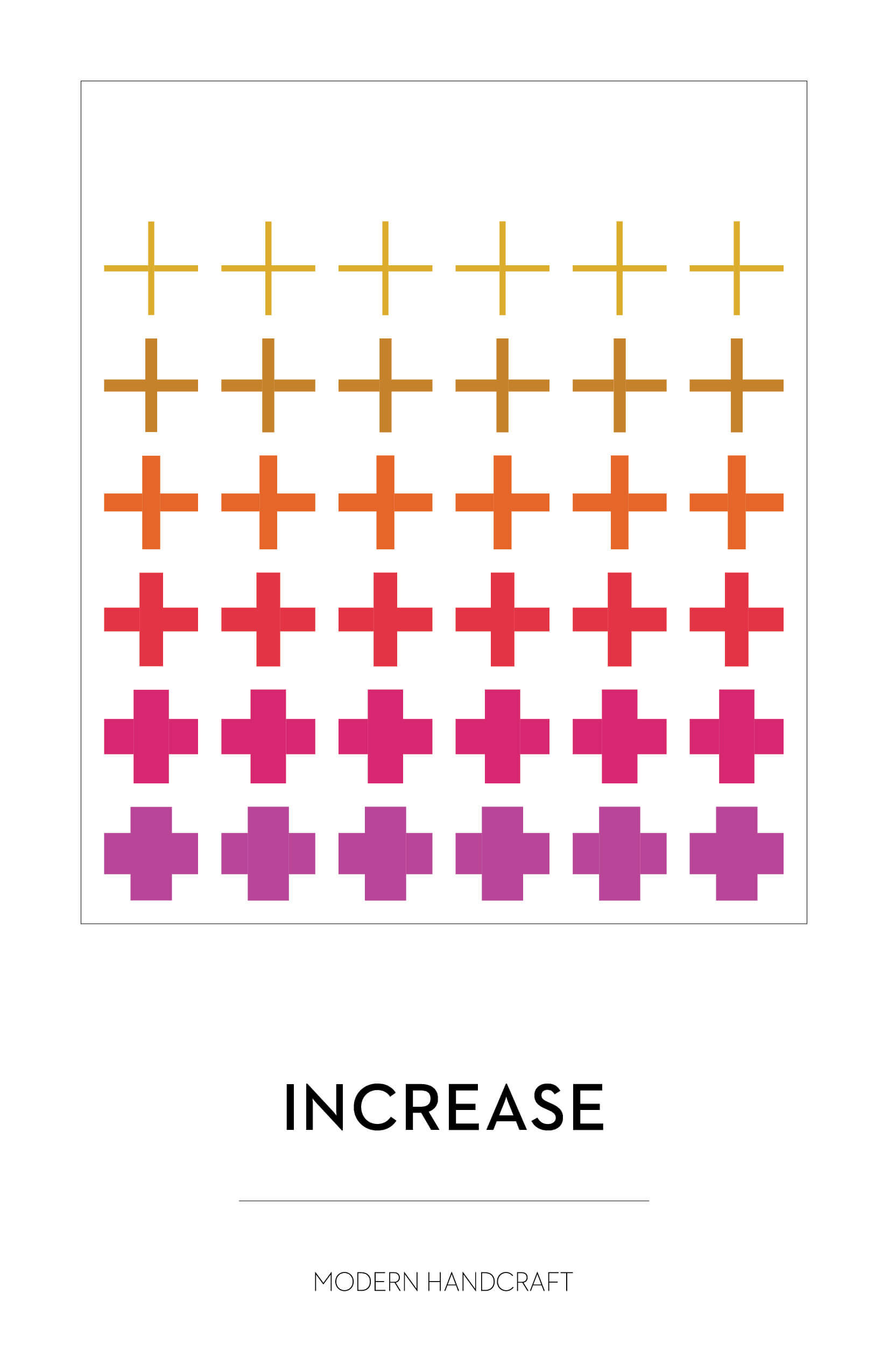 Increase Quilt Printed Pattern