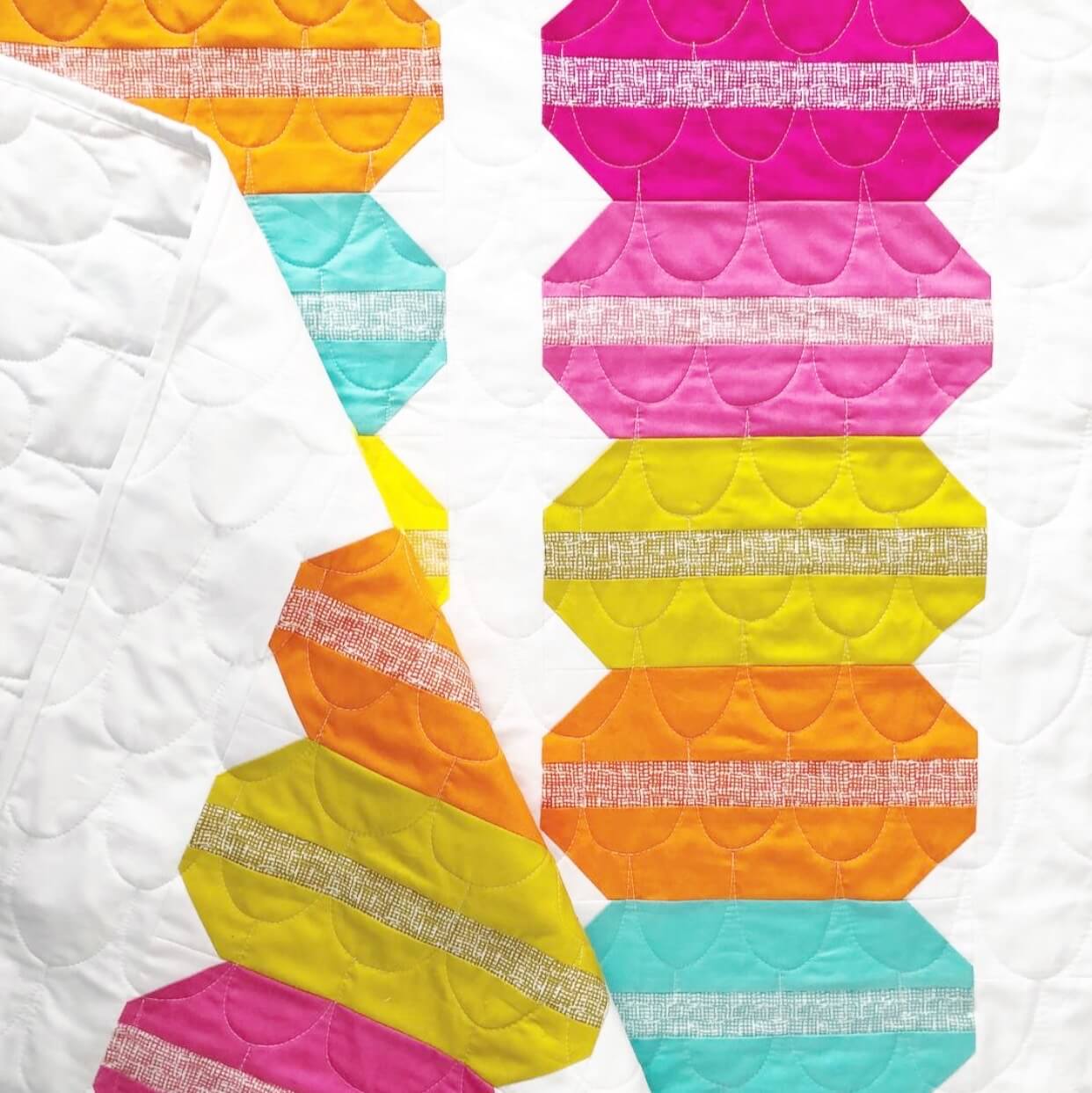 French Macaron Quilt PDF Pattern