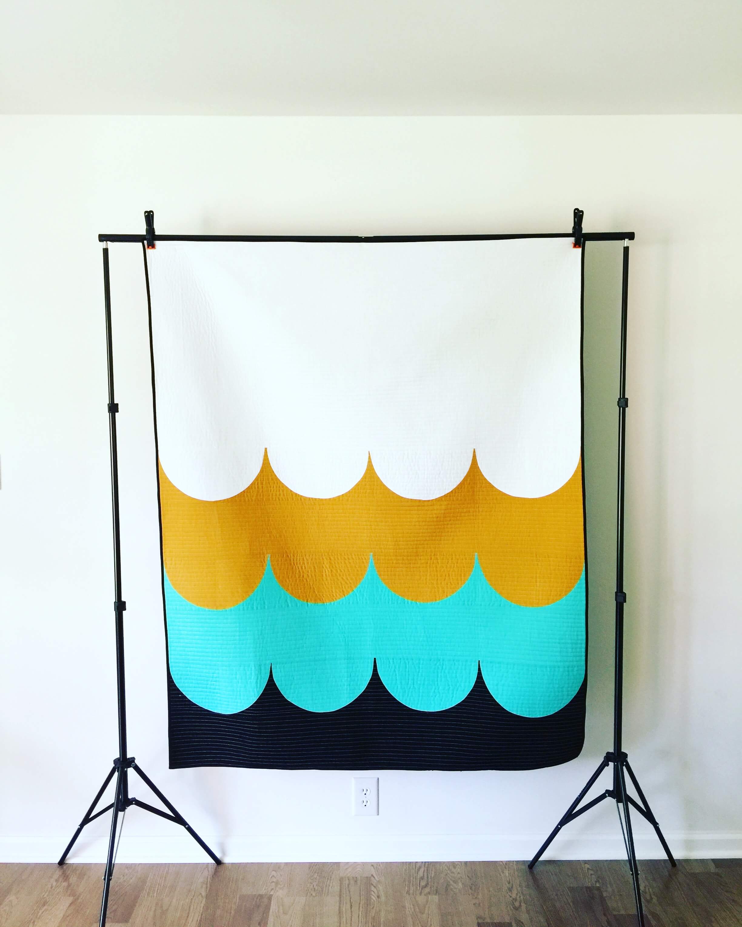 Scallop Quilt Printed Pattern