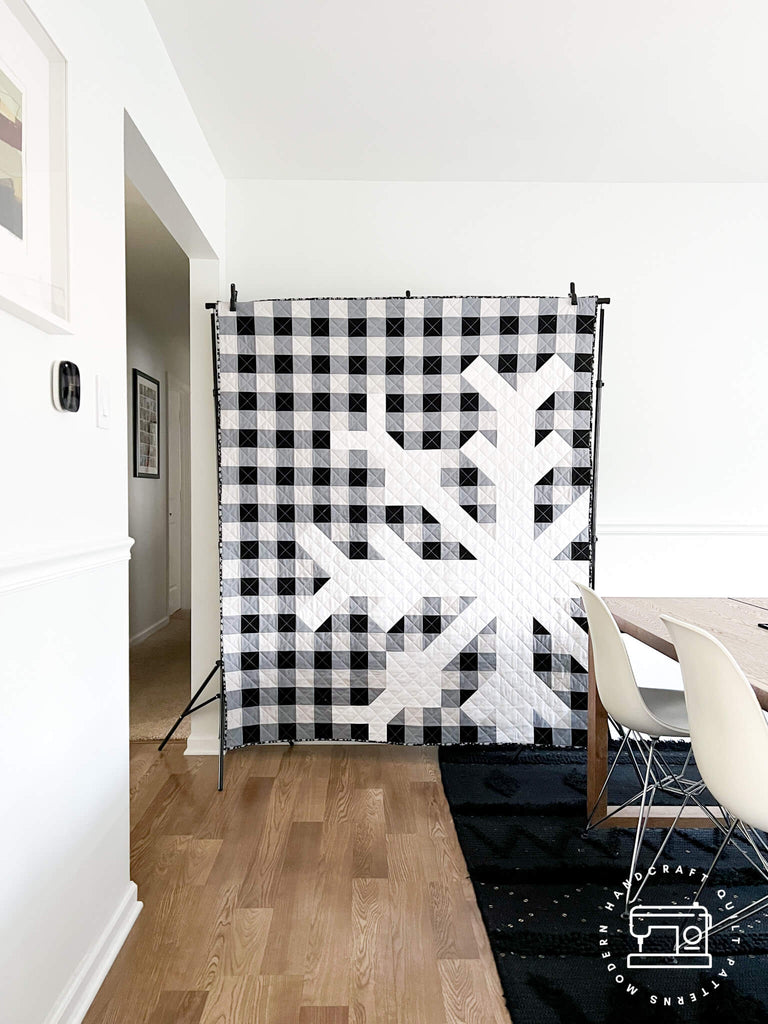 Snowflake Quilt Printed Pattern – modernhandcraft