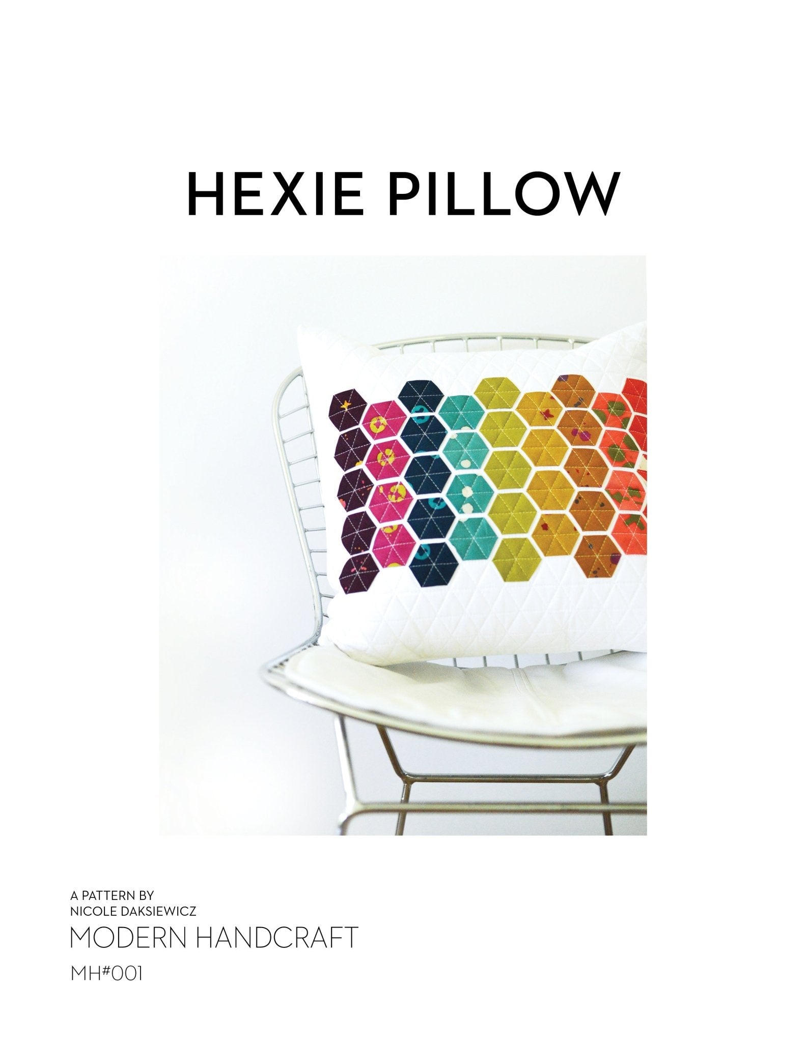 Hexie Pillow PDF Pattern - modernhandcraft