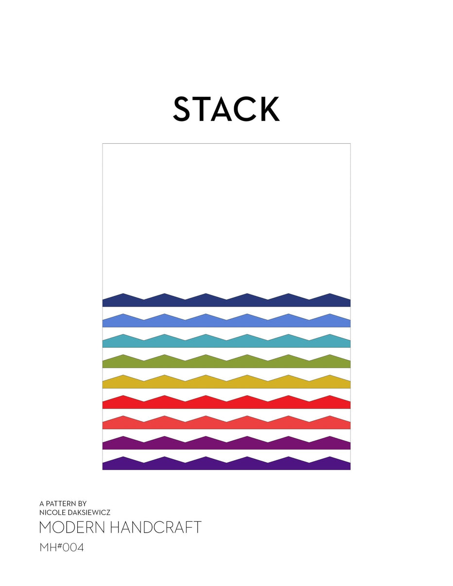 Stack Quilt PDF Pattern – modernhandcraft
