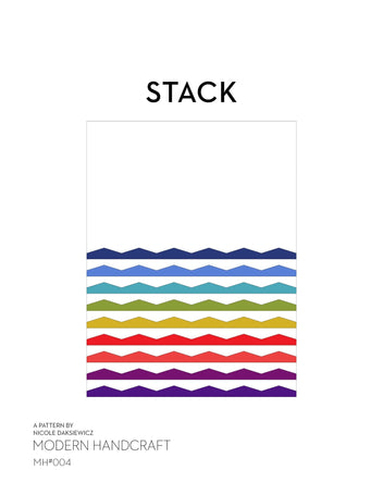 Stack Quilt PDF Pattern – modernhandcraft
